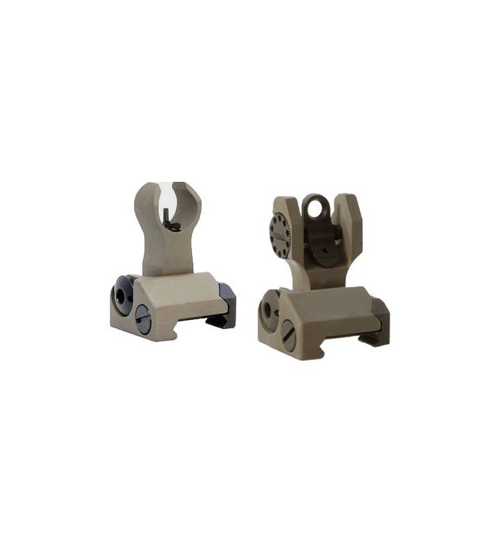 ACM Front & Rear Sight Type:Troy Tan