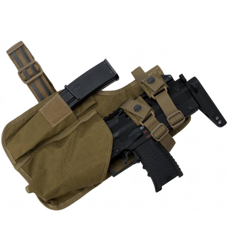 Emerson Drog Leg MP7 Holster / Mag Pouch Tan