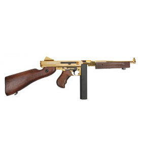 King Arms Thompson M1A1 Miltary Gold  Bois / Métal 420BBs 1J