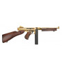 King Arms Thompson M1A1 Miltary Gold  Bois / Métal 420BBs 1J