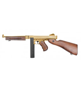 King Arms Thompson M1A1 Miltary Gold  Bois / Métal 420BBs 1J