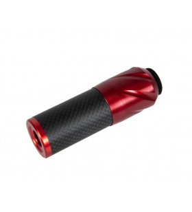 ACM Silencieux carbone DSL2 36x100mm - Rouge