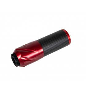 ACM Silencieux carbone DSL2 36x100mm - Rouge