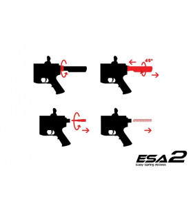 Specna Arms / Gate Aster 416 SA-H21 Bk 1J 125BBs