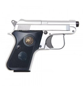 WE Pistolet 950 Silver Gaz Métal 8BBs 0.7J