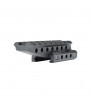 JS Tactical Rail 8 Slot Standard 1/2 Inch Riser Métal Black