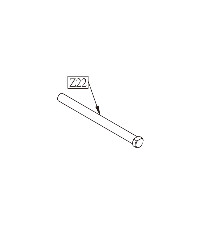 KWC Recoil Spring Guide Bk PT99 GBB Co2 Part-Z22