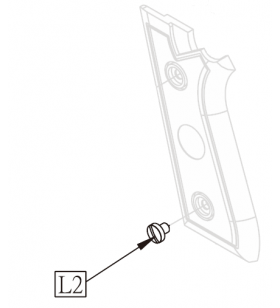 KWC x1 Vis Noir Plaquette / Grip PT99 GBB Co2 Part-L2 Cybergun 210508