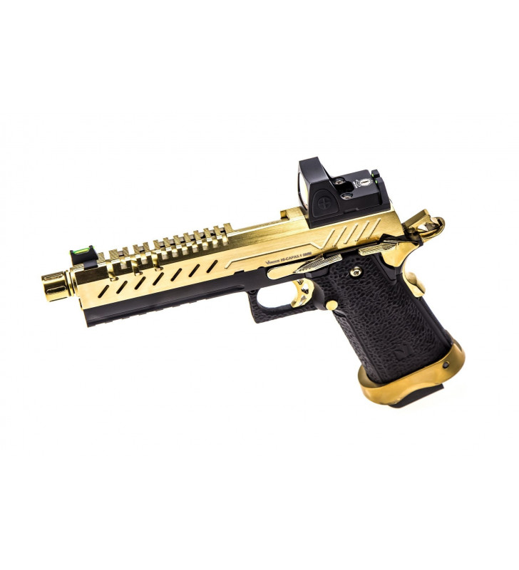 Vorsk Hi-Capa 5.1 + RMR Noir/Gold Gaz 25BBs 0.9J