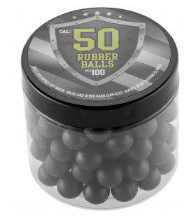 Rubber Balls 100 Billes Caoutchouc cal.50 HDR 1.44grs