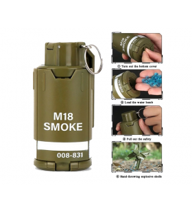 ACM Grenade Réutilisable Spring Type: Smoke M18 ABS OD