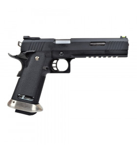 WE Hi-Capa 6.0 I.Rex B Black / Silver Gaz 30BBs 1.2J