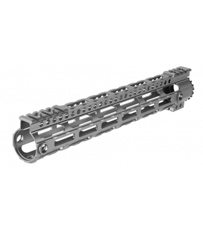 Lancer Tactical Garde Main Aluminium Free Floting M-LOK 12' Gris