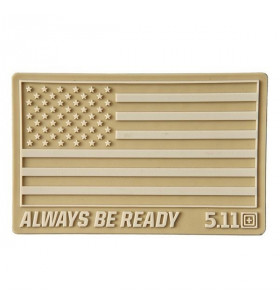 5.11 Patch USA Flag Sable