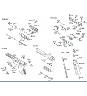 ASG / STTI Trigger Bar MK23 GNB Part: SC-27&SC-30