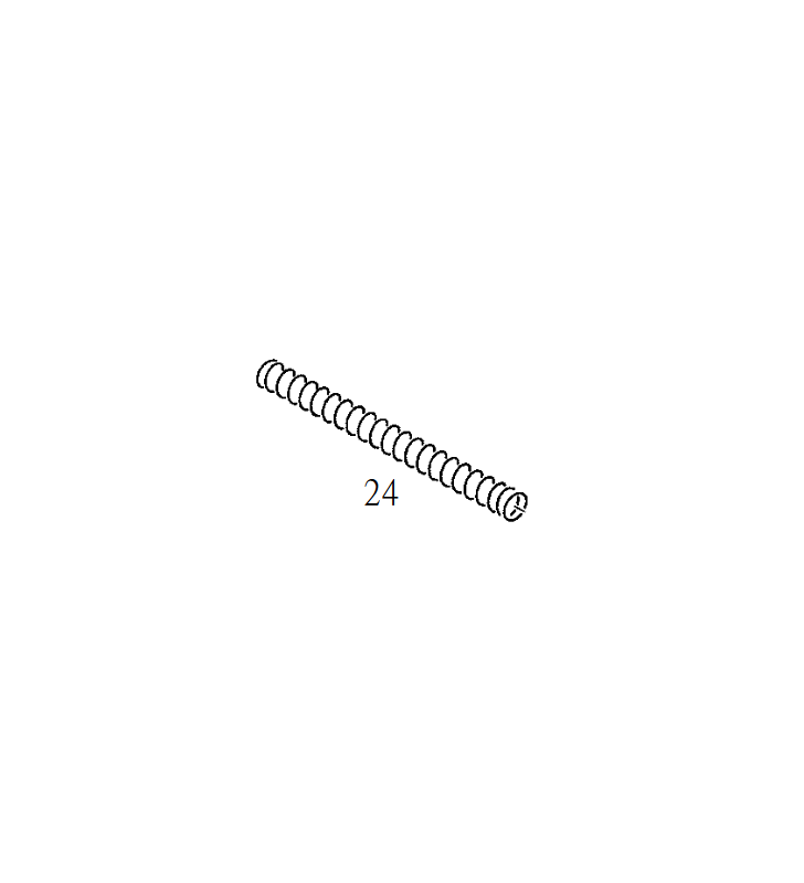 KJW Recoil Spring KP-01 P226 Part-24