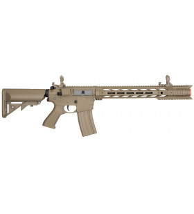 Lancer Tactical LT-25 M4 SPR Interceptor Polymère Tan 300BBs 1J