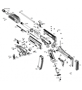 ASG Charging Handle Scorpion Evo3 Part-BO21