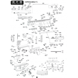 WE Part Crosse Scar GBBR Part-66