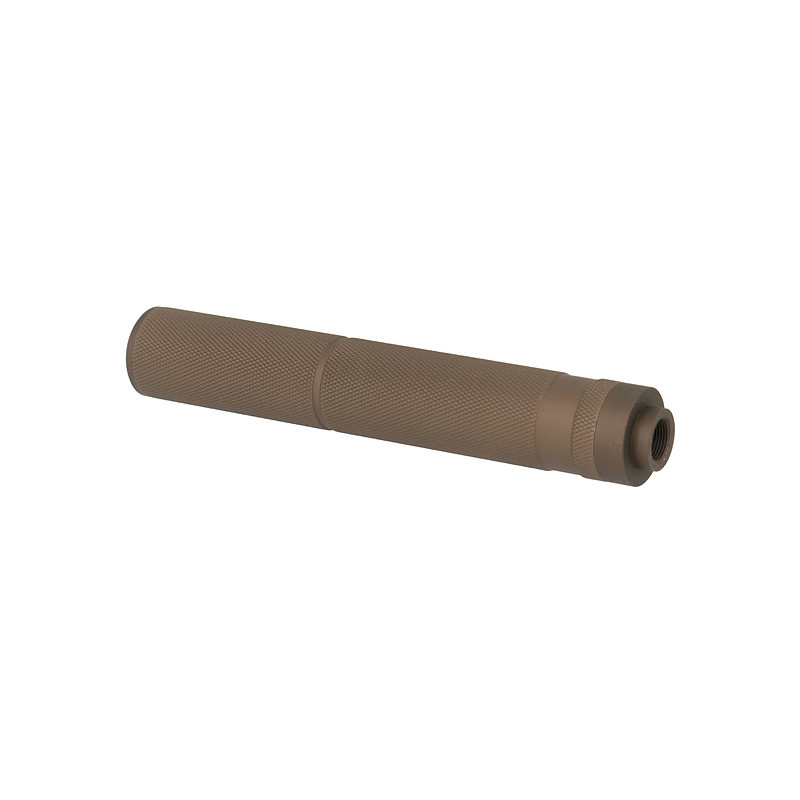 Big Dragon Silencieux aluminium 195mm Knurled Mock Dark Brown