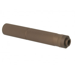 Big Dragon Silencieux aluminium 195mm Knurled Mock Dark Brown