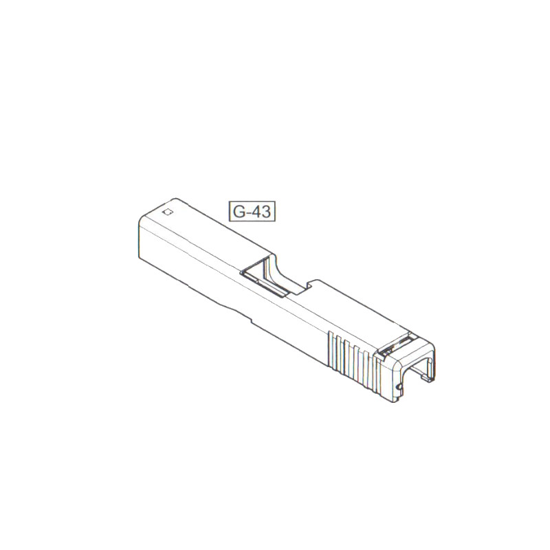 WE Culasse Métal Origine Glock 19