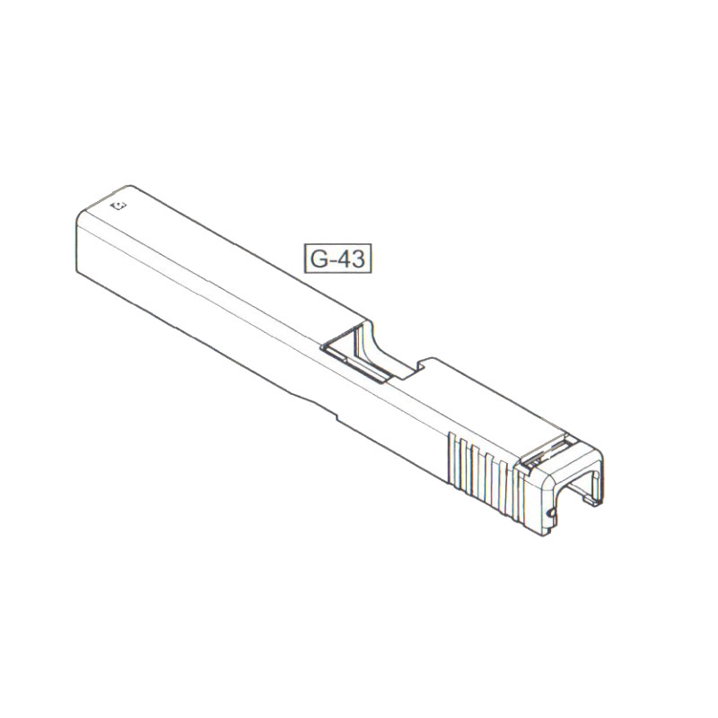 WE Culasse Métal Origine Glock 34