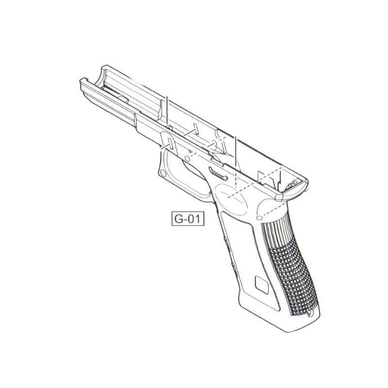 WE Frame G17/18C Gen.4 Vide Black GBB