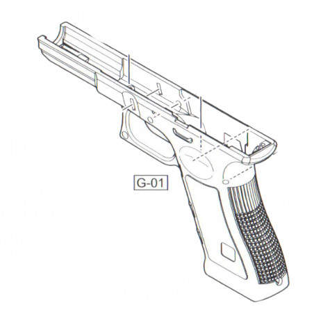 WE Frame G17/18C Gen.4 Vide Black GBB