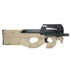 WE P90 FN Herstal Tan Gaz GBBR 50BBs 1.9J