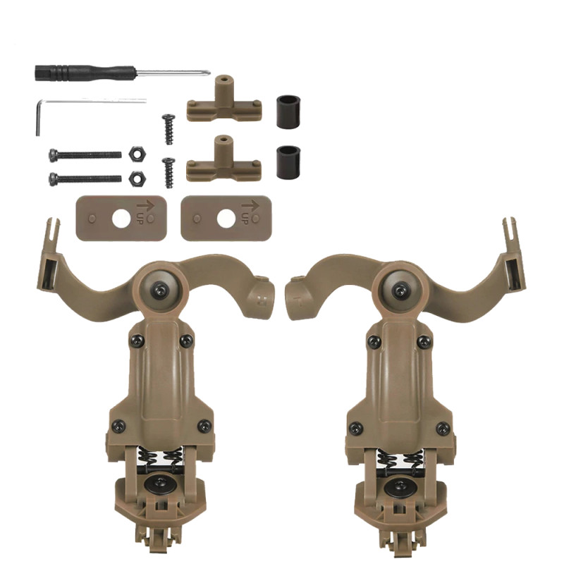 ACM Back Helmet Adapter ARC Model: S40 Tan