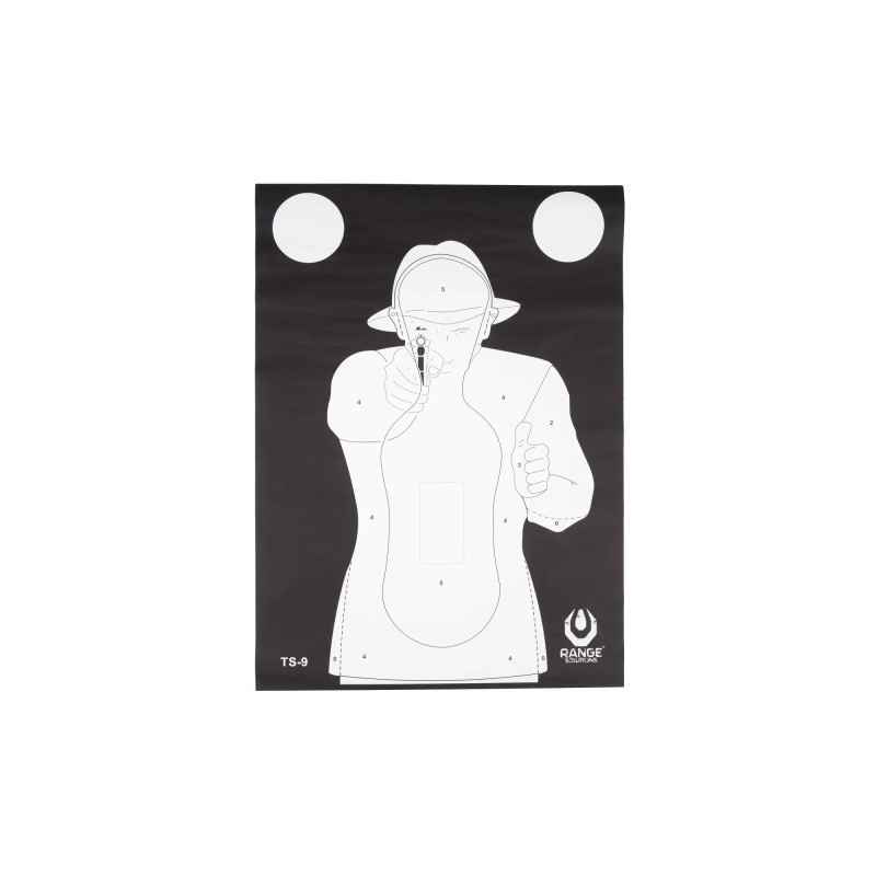 Cible Silhouette 49.5x69.5cm Frenchman TS-9