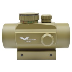 JS Tactical Red Dot Tan 1X40mm Rét:Rouge/Vert