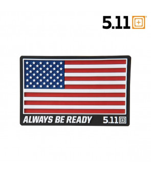 5.11 Patch USA Flag Red