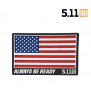 5.11 Patch USA Flag Red