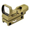 JS Tactical Red Dot Tan Multi-Réticules:Rouge/Vert