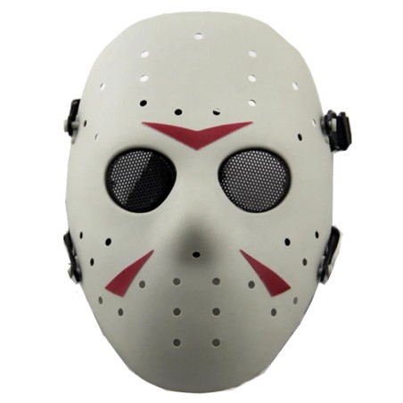 ACM Masque Grillagé Blanc Jason Voorhees Souple