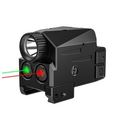 ACM Combiné Lampe Bk Laser Vert&Rouge GBB Montage Picatinny / USB