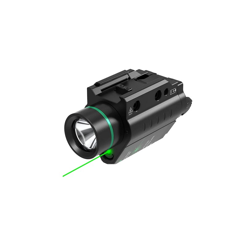 ACM Combiné Lampe Bk Laser Vert GBB Montage Picatinny Type: X400