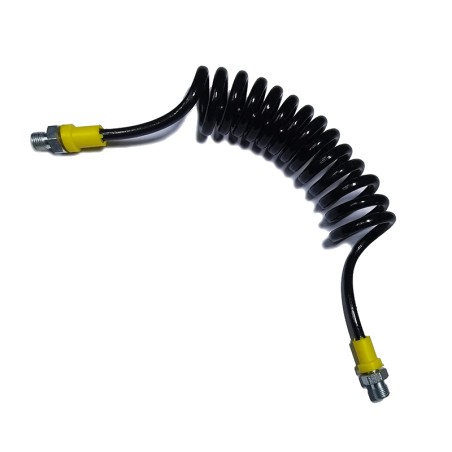 ACM Raccord Flexible Extensible Torsadé Noir HPA x2 M10 Male