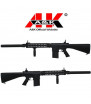 A&K SR25 Métal + Silencieux 450BBs 1.5J