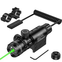ACM Laser Vert + Contacteur déporté + 2 Montages Canon/Rail Bk 120mm
