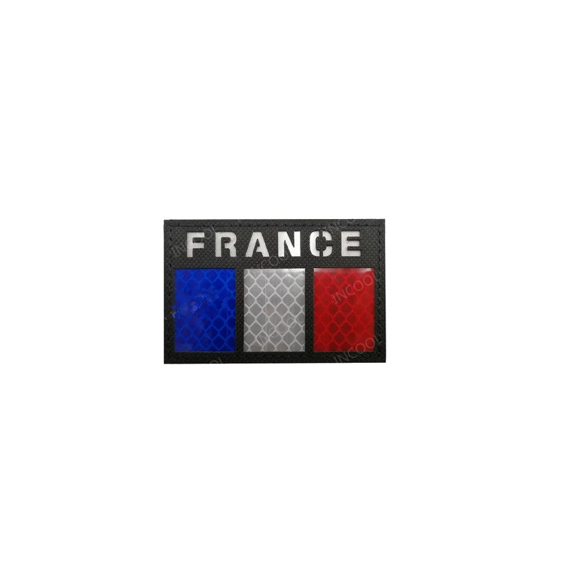 Patch France IR Noir Bleu/Blanc/Rouge 80x50mm