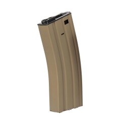 Specna Arms Chargeur M4 Hi-Cap 300BBs Tan Métal