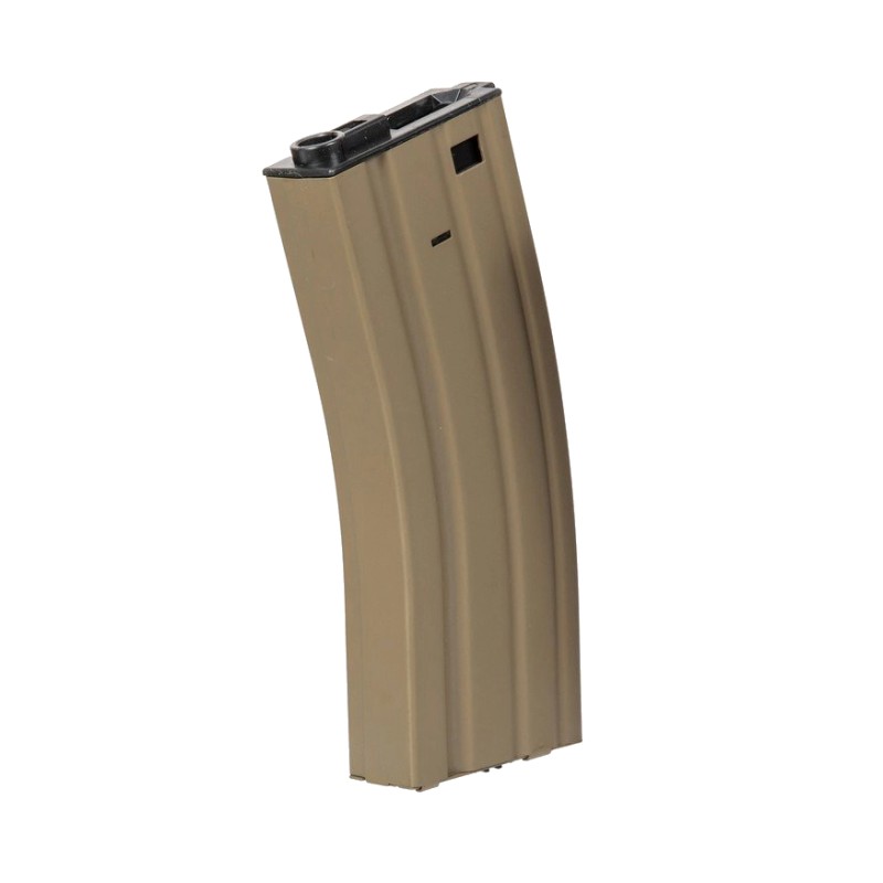 Specna Arms Chargeur M4 Hi-Cap 300BBs Tan Métal