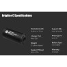 AceTech Brighter C Black Silencieux Traceur Compact avec Adaptateur GBB + Cable USB