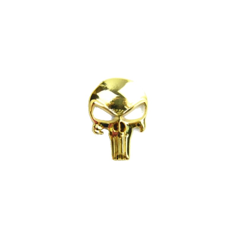 ACM Badge Adhésif Punisher Gold Métal