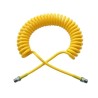 ACM Ligne 6mm Extensible Jaune 30cm à 250cm 2 Raccords 1/8NPT