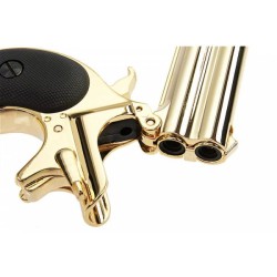 Maxtact Derringer Double Barrel Gold Gaz