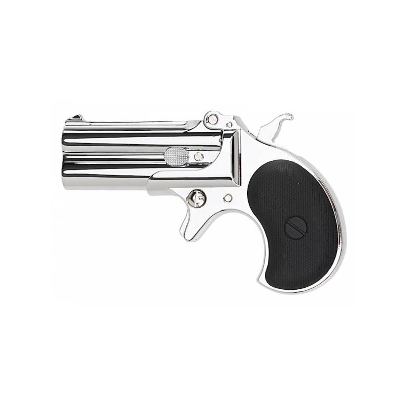 Maxtact Derringer Double Barrel Silver Gaz